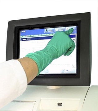 glove touch LCD for clinic display with EMI immunity